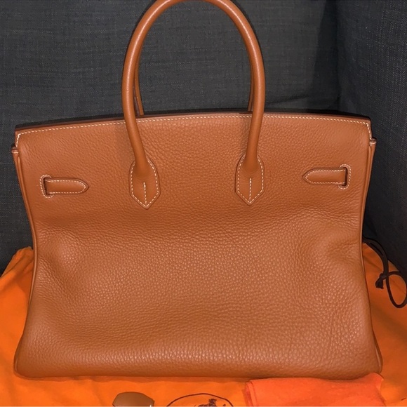 Hermes Birkin 35 Brown Clemenceau with Gold Hardware - Picture 3 of 11